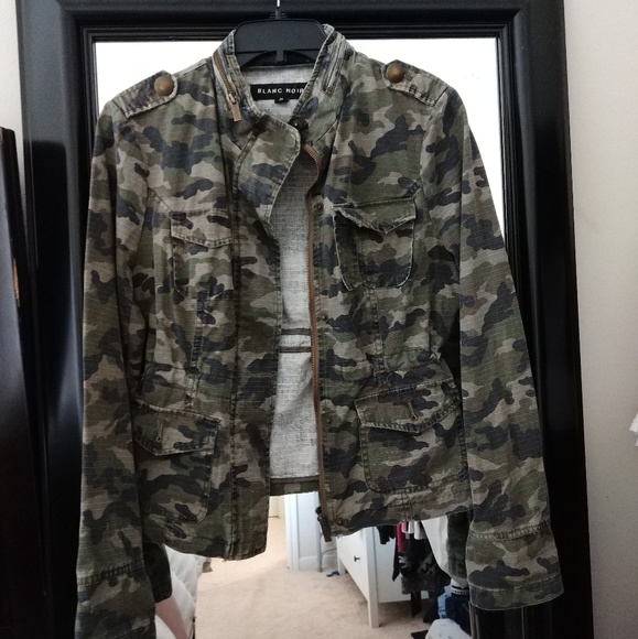 Coats | Blanc Noir Camo Jacket | Poshmark